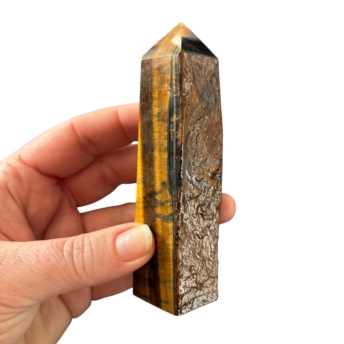 110mm Blue Tiger Eye Point