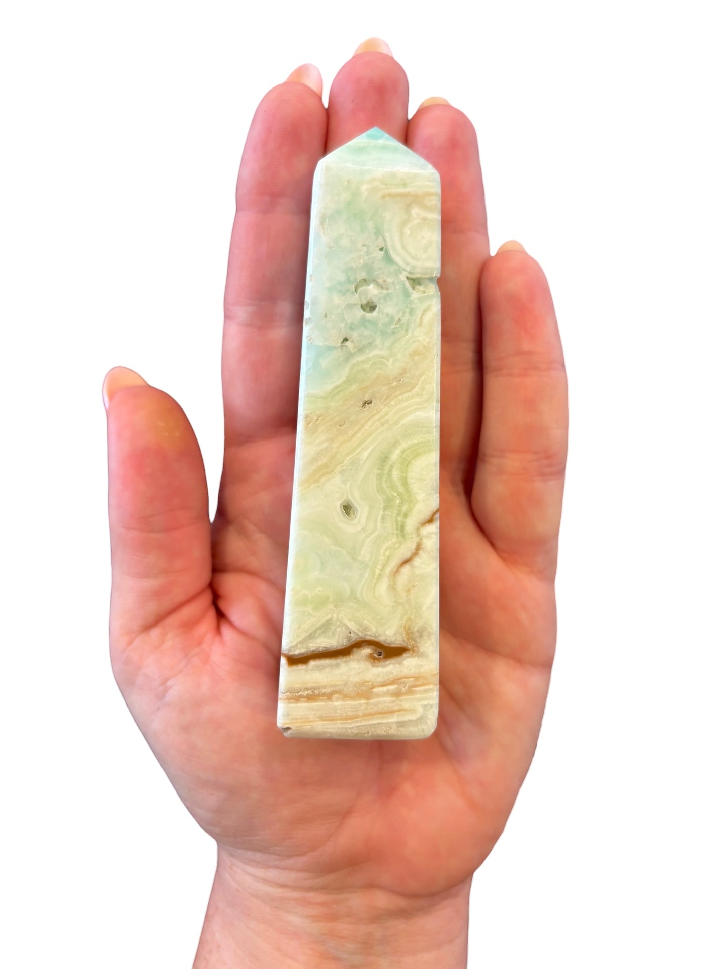 112mm Caribbean Calcite Point