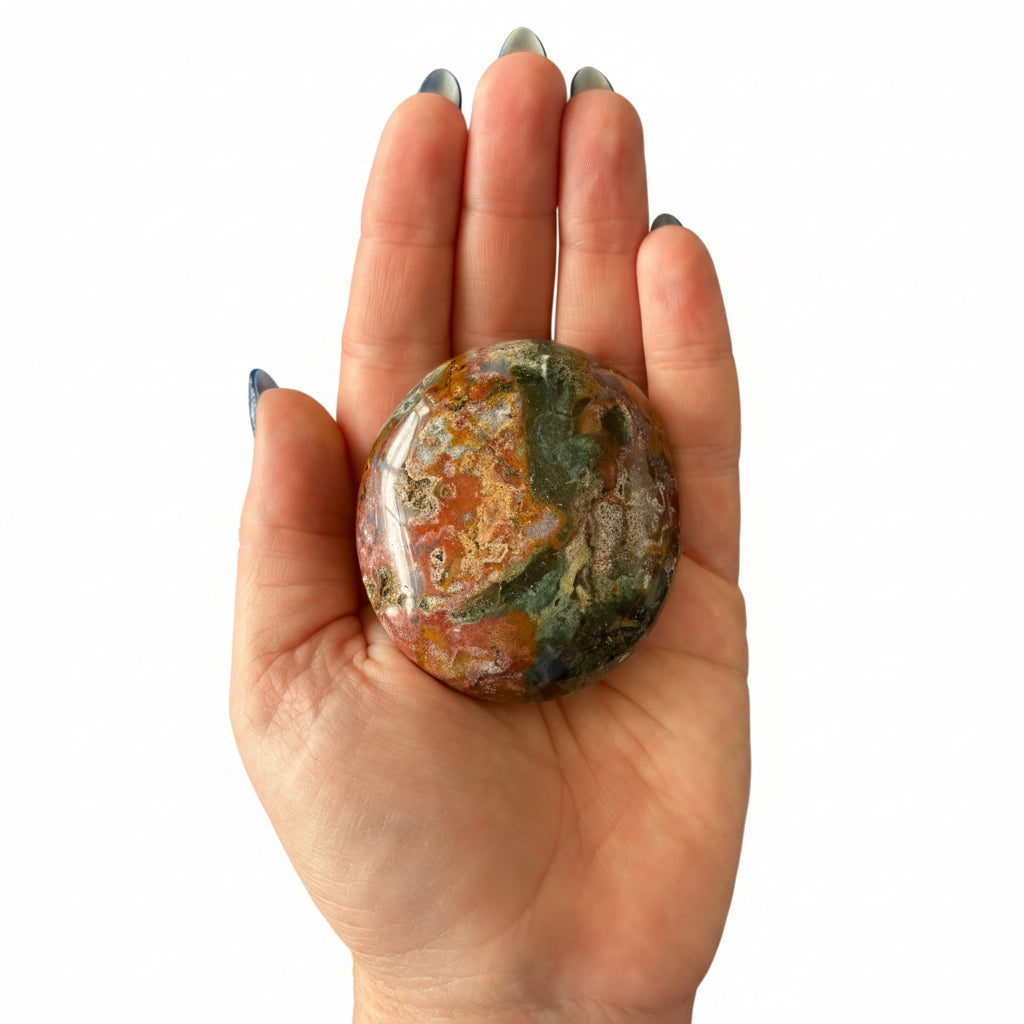 150g Ocean Jasper Palm Stone