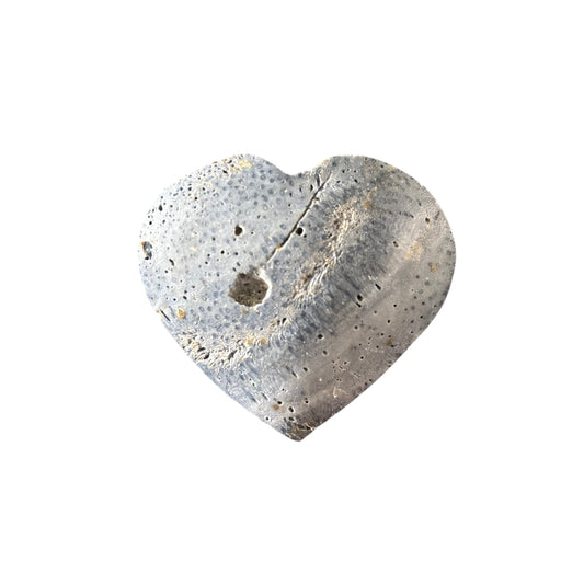 92g Blue Coral Jade Heart