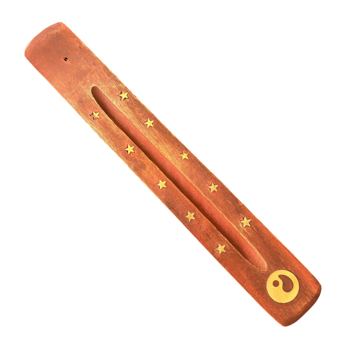 Wooden with stars Incense Holder