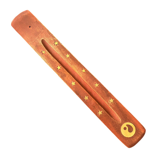 Wooden with stars Incense Holder
