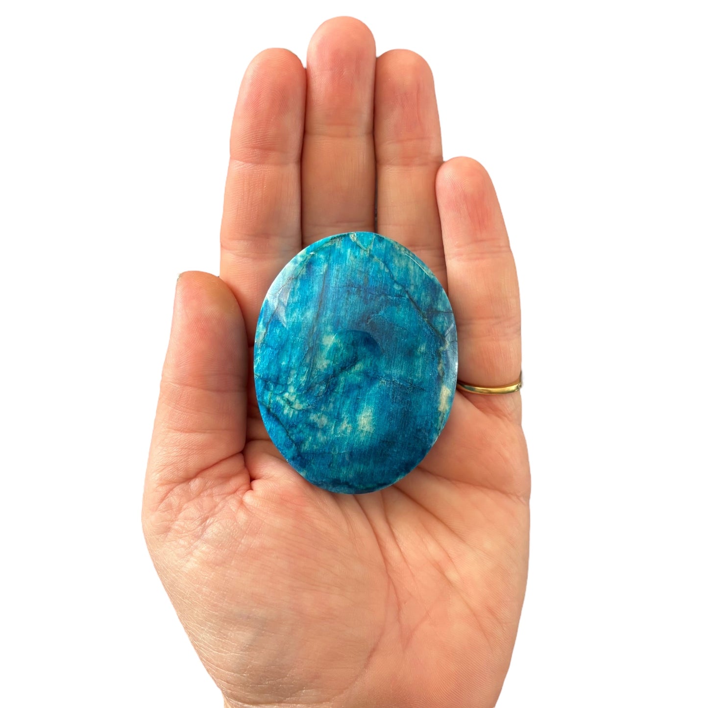 100g Blue Moonstone Palm Stone