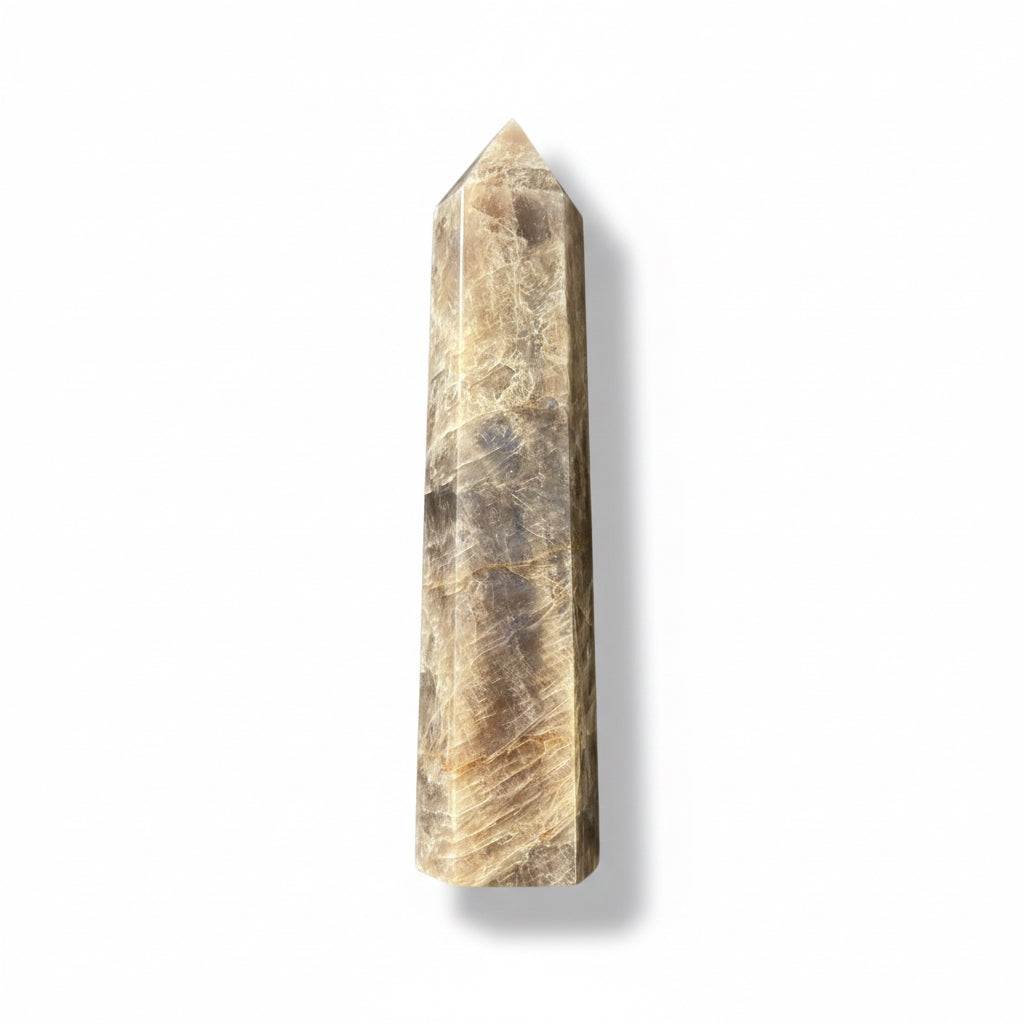 151mm Black Moonstone Point