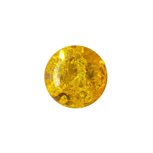 50mm Yellow Glass Sphere