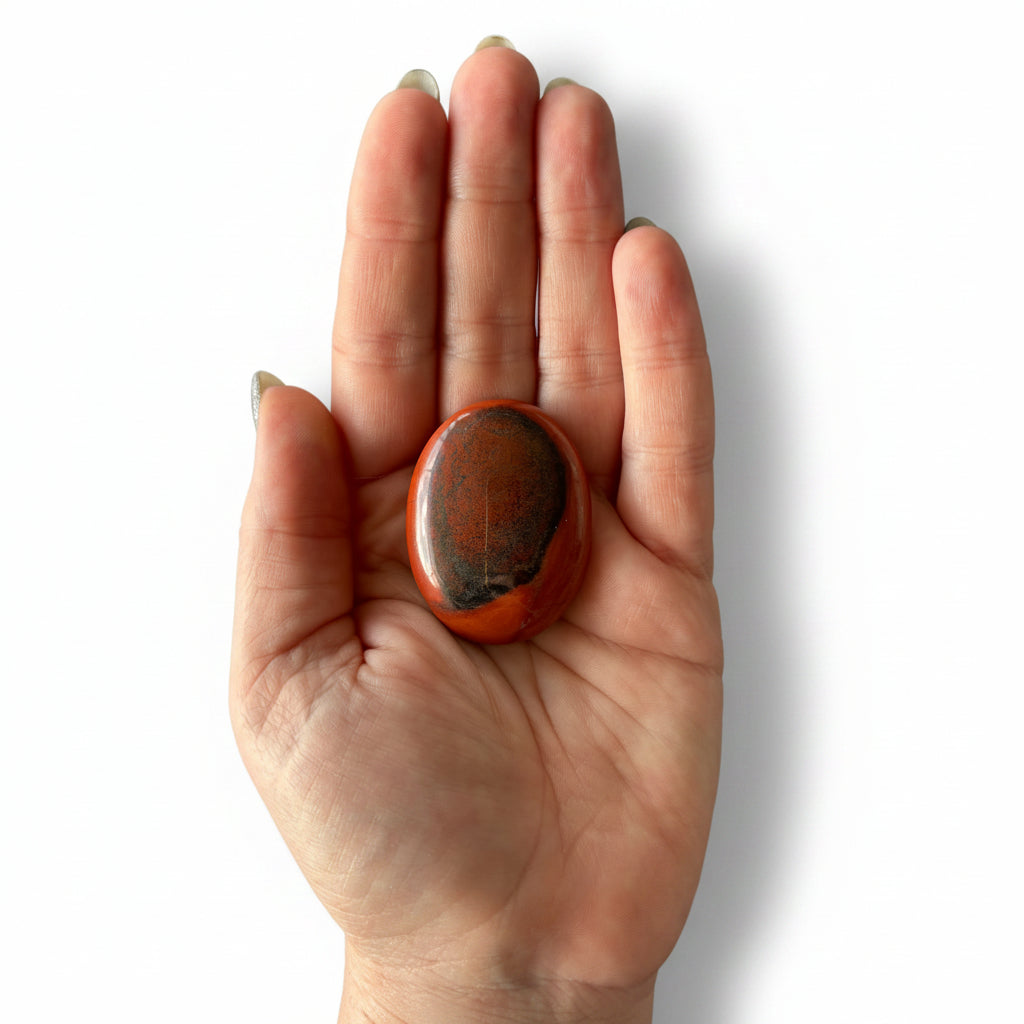 44g Red Jasper Palm Stone