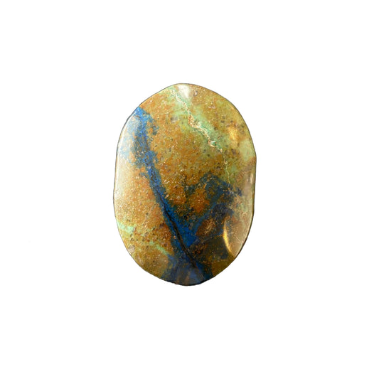 93g Chrysocolla & Lapis Lazuli Palm Stone