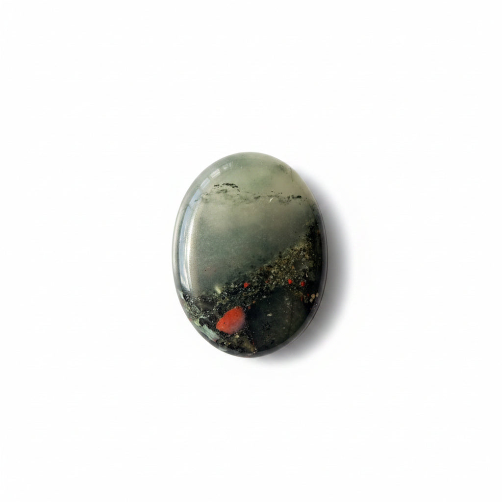35g African Bloodstone Palm Stone