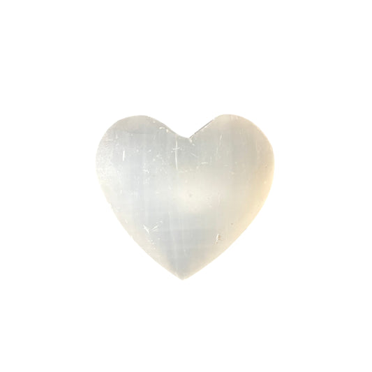 68g Selenite Heart