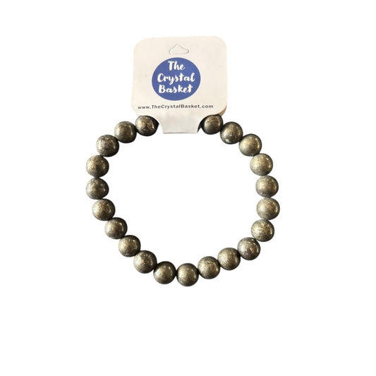 8mm Pyrite Bracelet