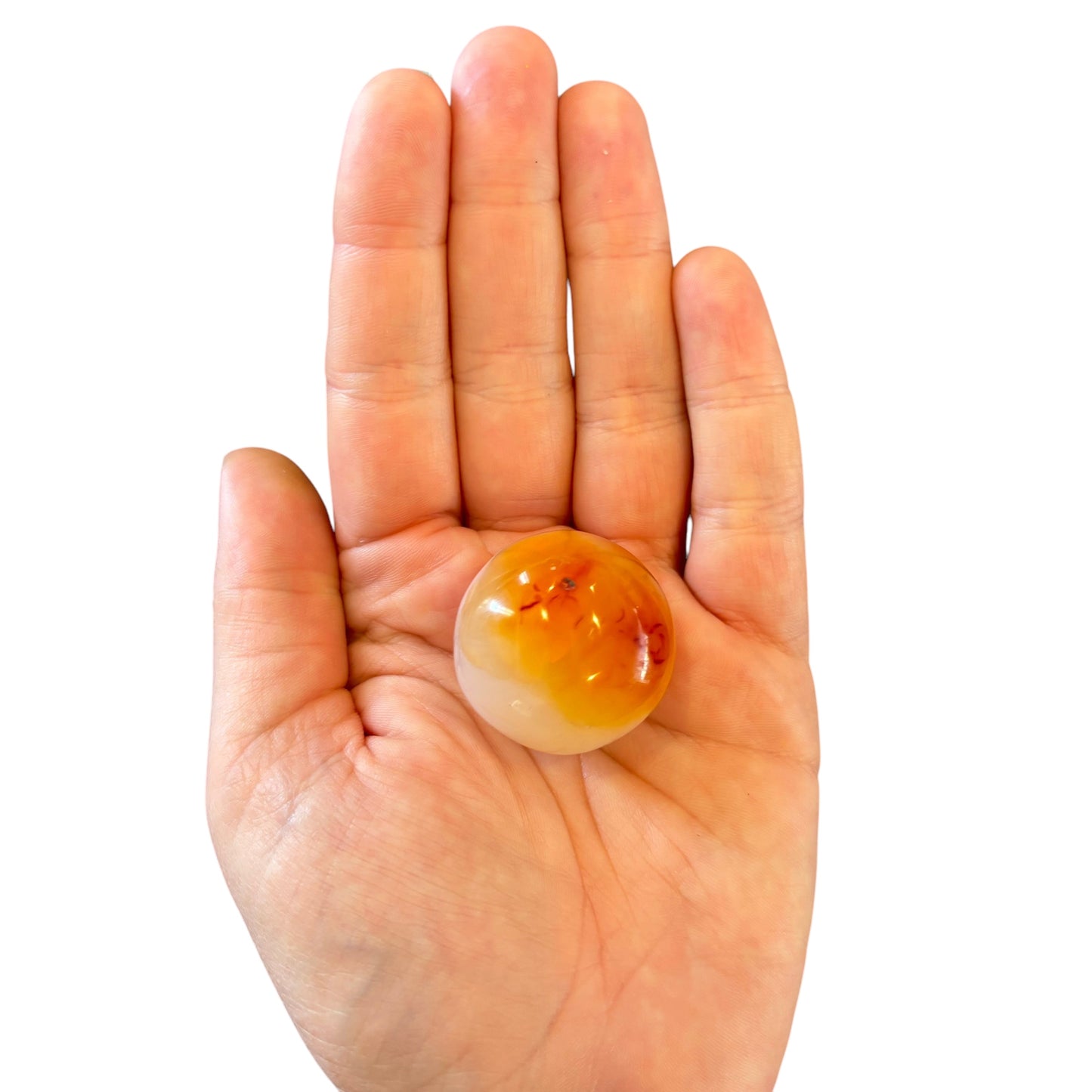 43g Carnelian Palm Stone