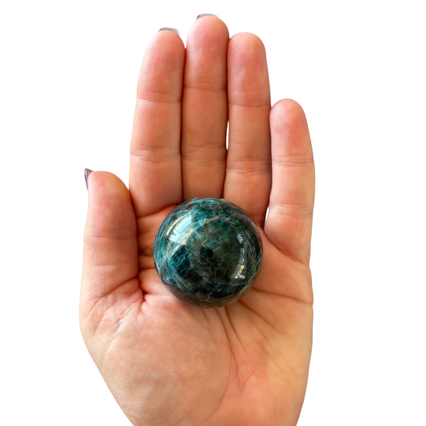 41mm Blue Apatite Sphere