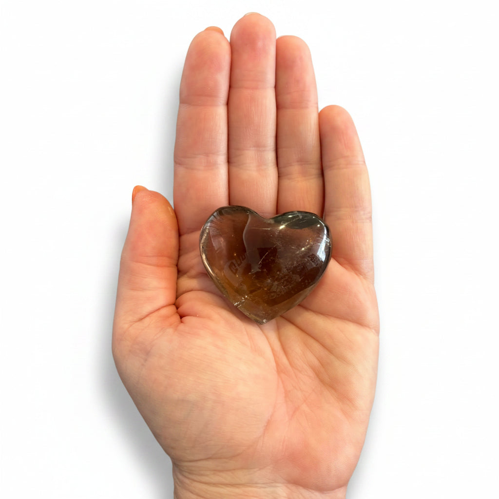 61g Smokey Quartz Heart