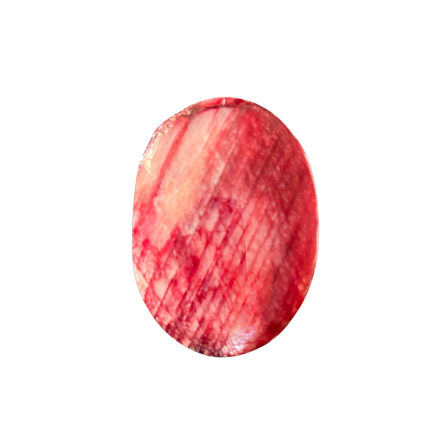 72g Red Moonstone Palm Stone