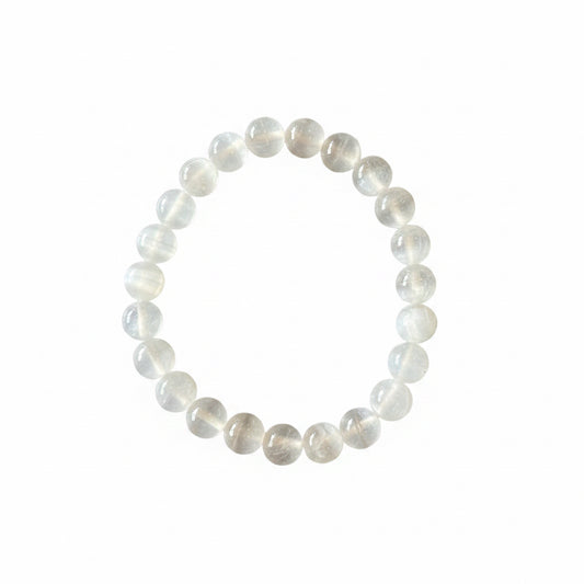 8mm Selenite Bracelet