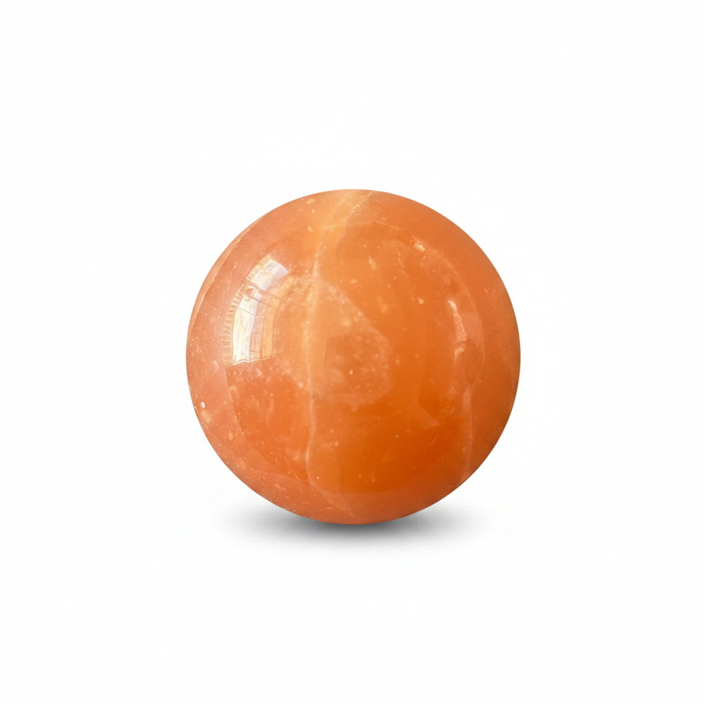 55mm Honey Calcite Sphere