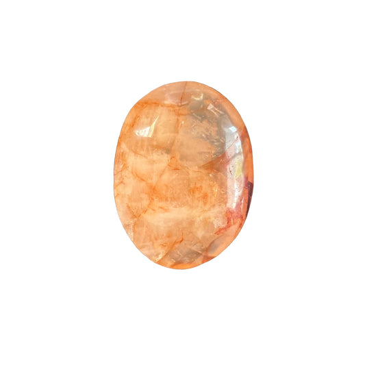 110g Fire Quartz Palm Stone