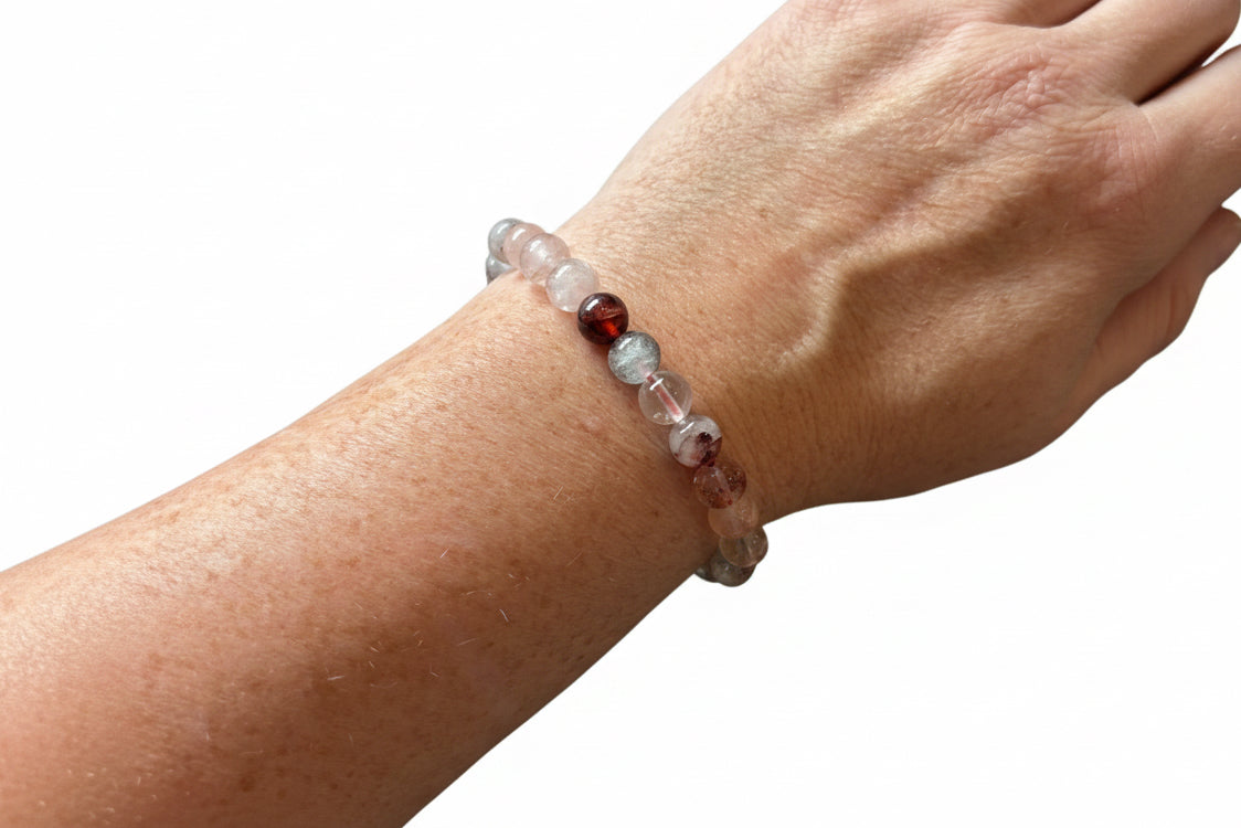 8mm Fire Quartz Bracelet