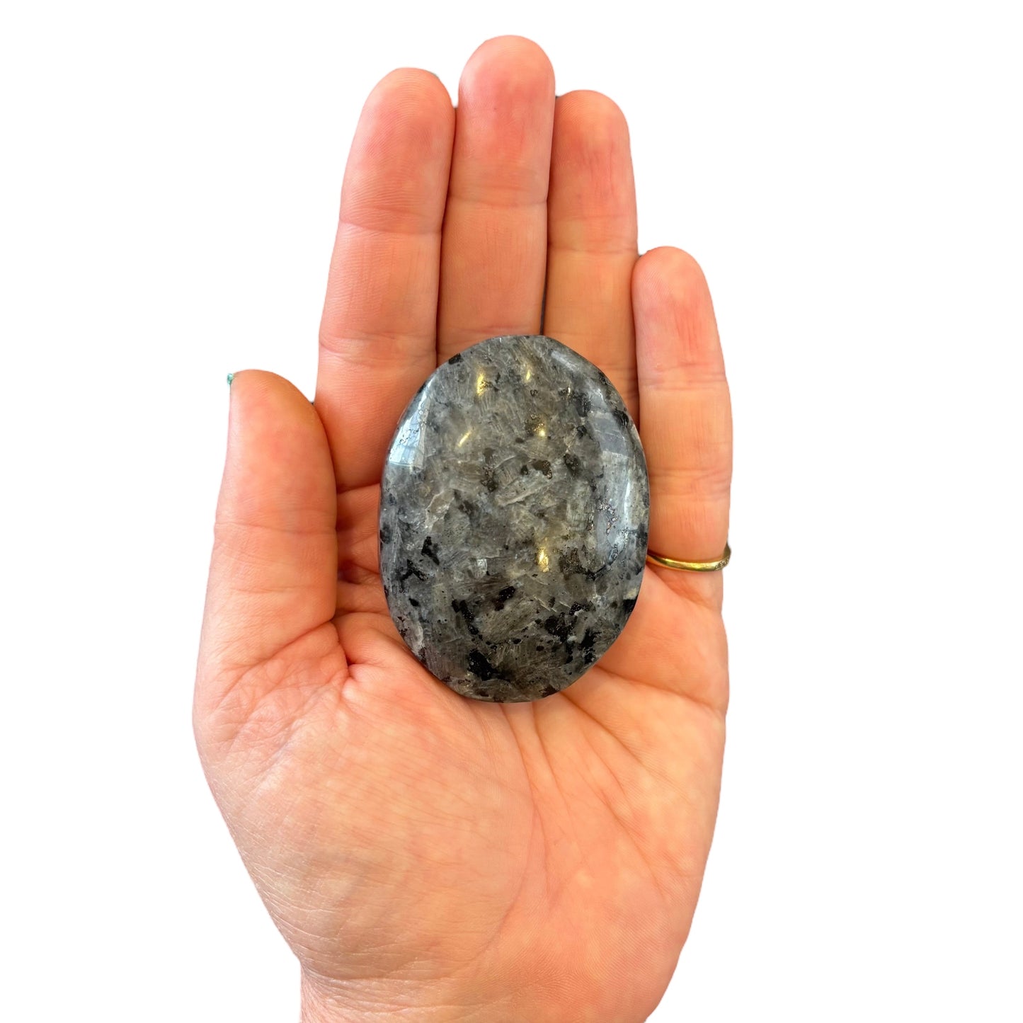 106g Larvikite Palm Stone