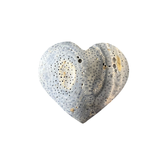 91g Blue Coral Jade Heart