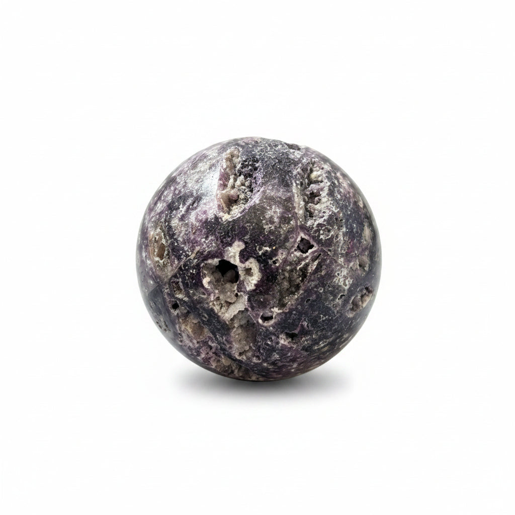63mm Fluorite & Sphalerite Sphere