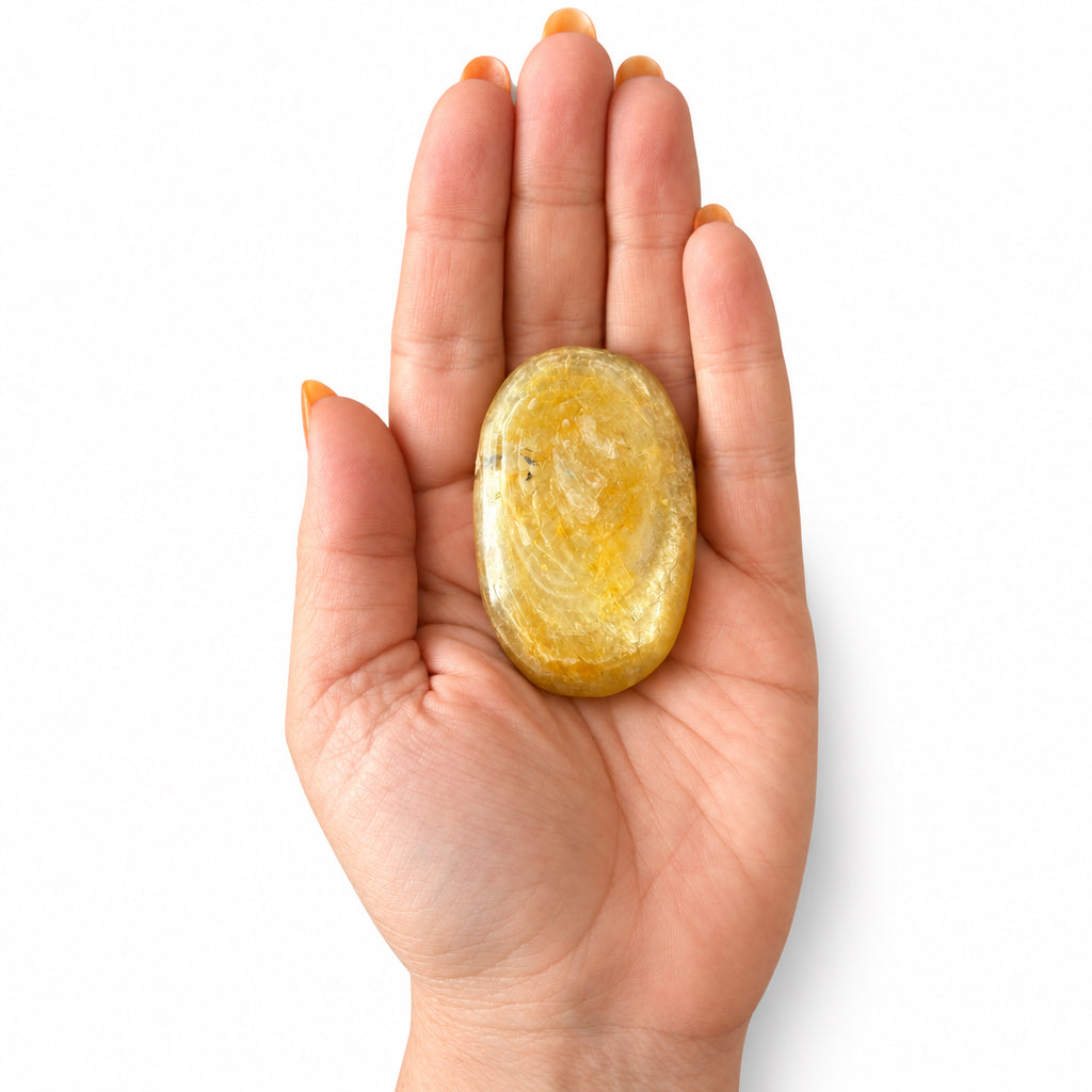 49g Golden Mica Palm Stone