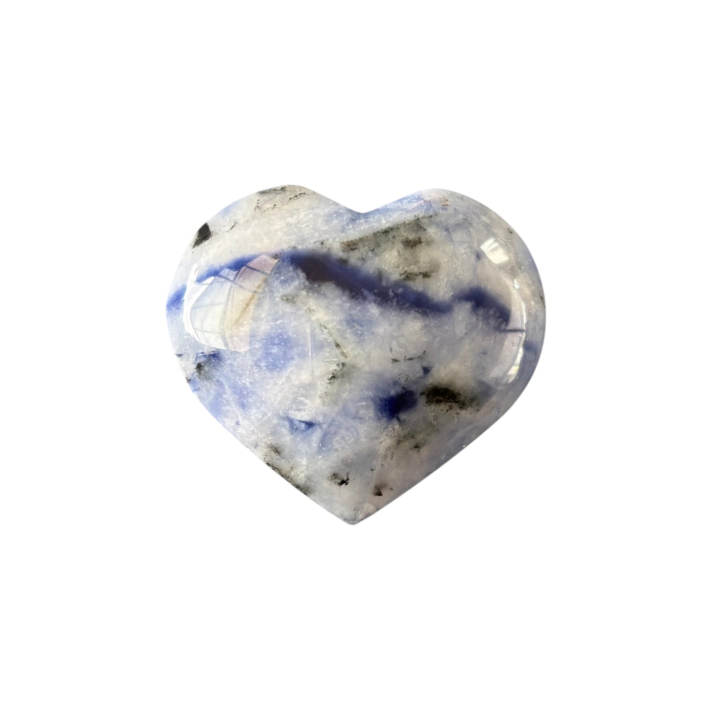 110g Sodalite in Quartz Heart