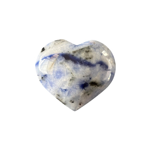 110g Sodalite in Quartz Heart