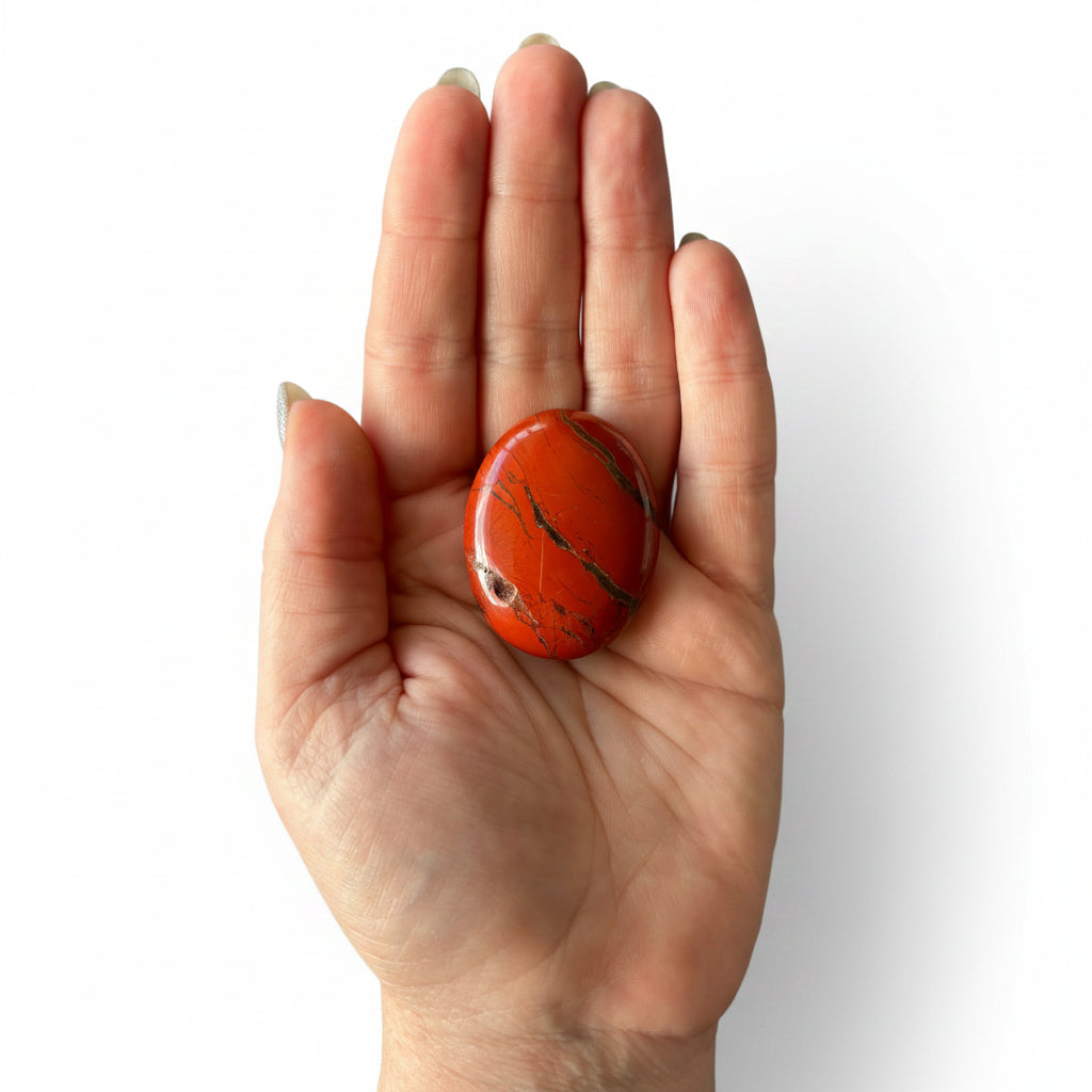33g Red Jasper Palm Stone