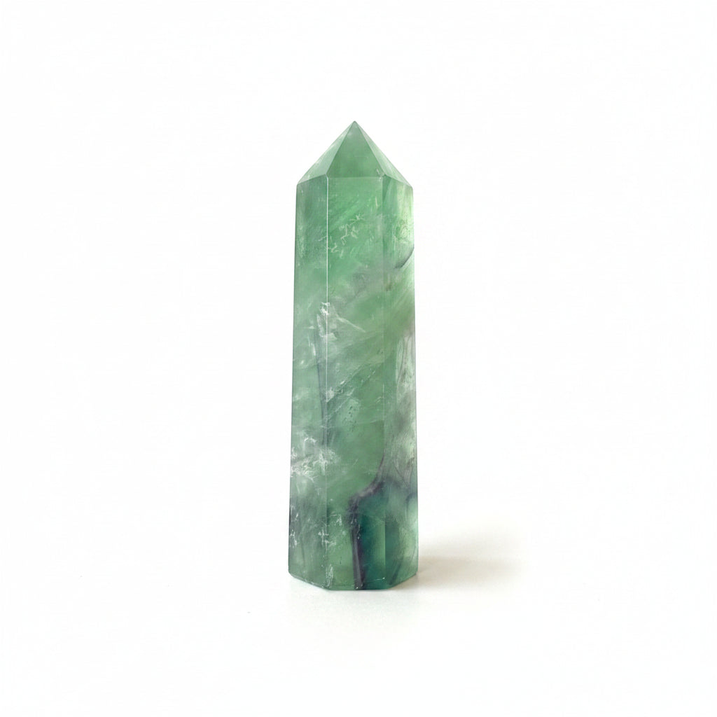 87mm Snowflake Fluorite Point