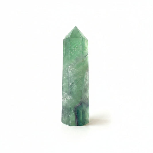 87mm Snowflake Fluorite Point