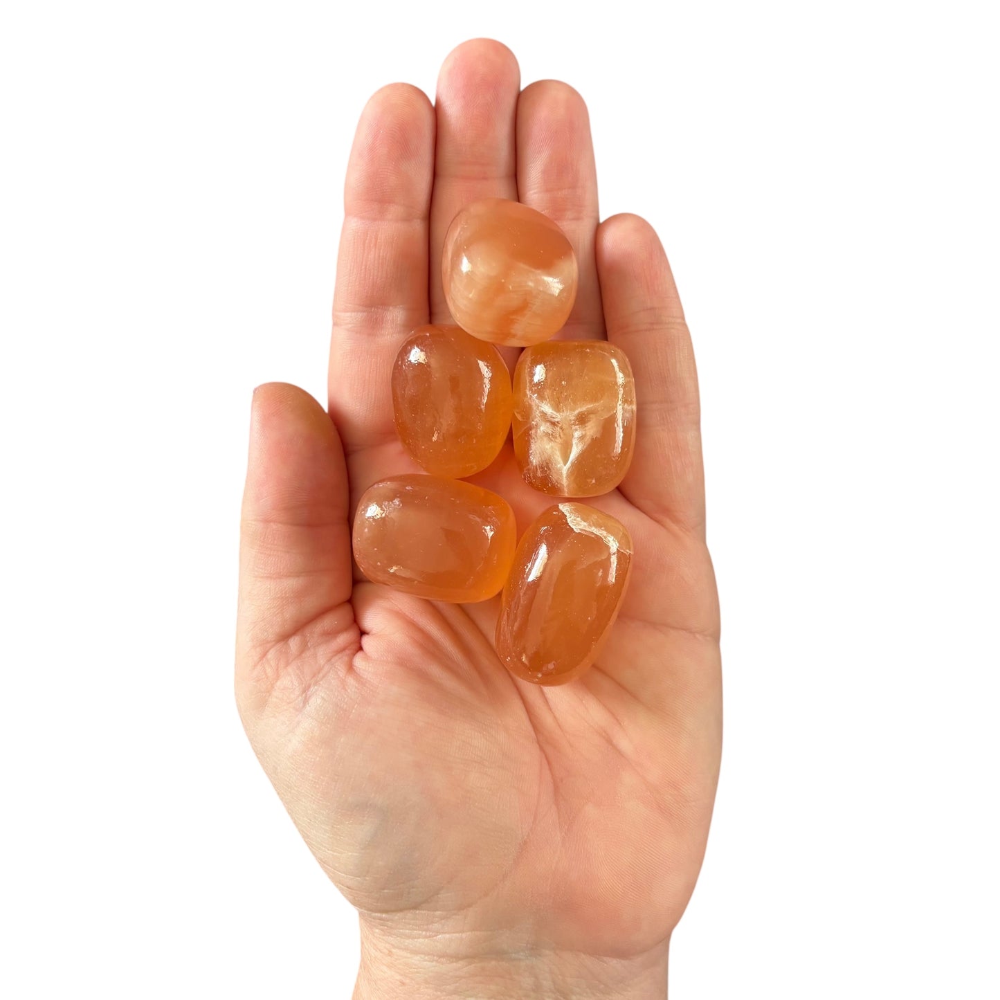 25-30g Honey Calcite Tumble