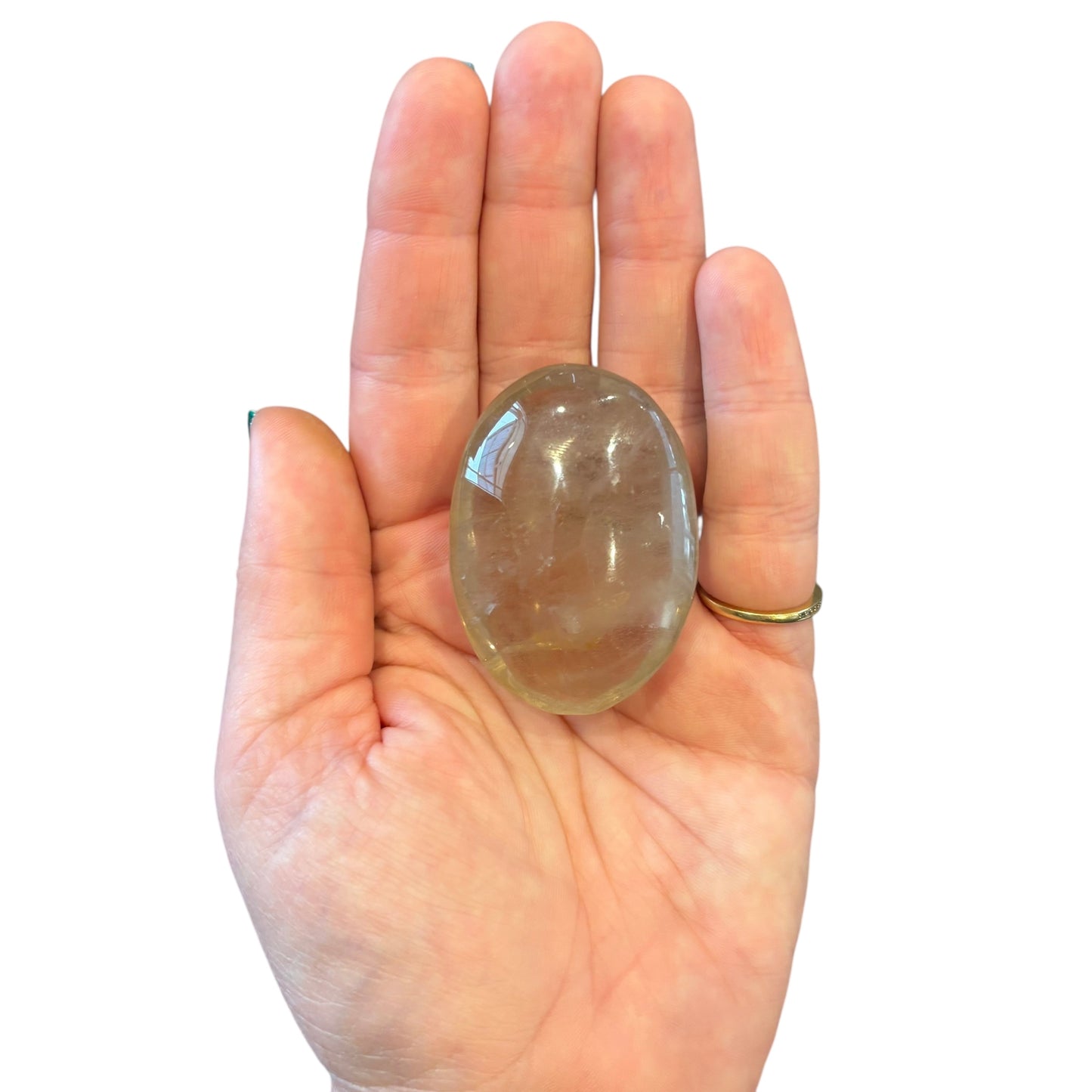 68g Smokey Quartz Palm Stone