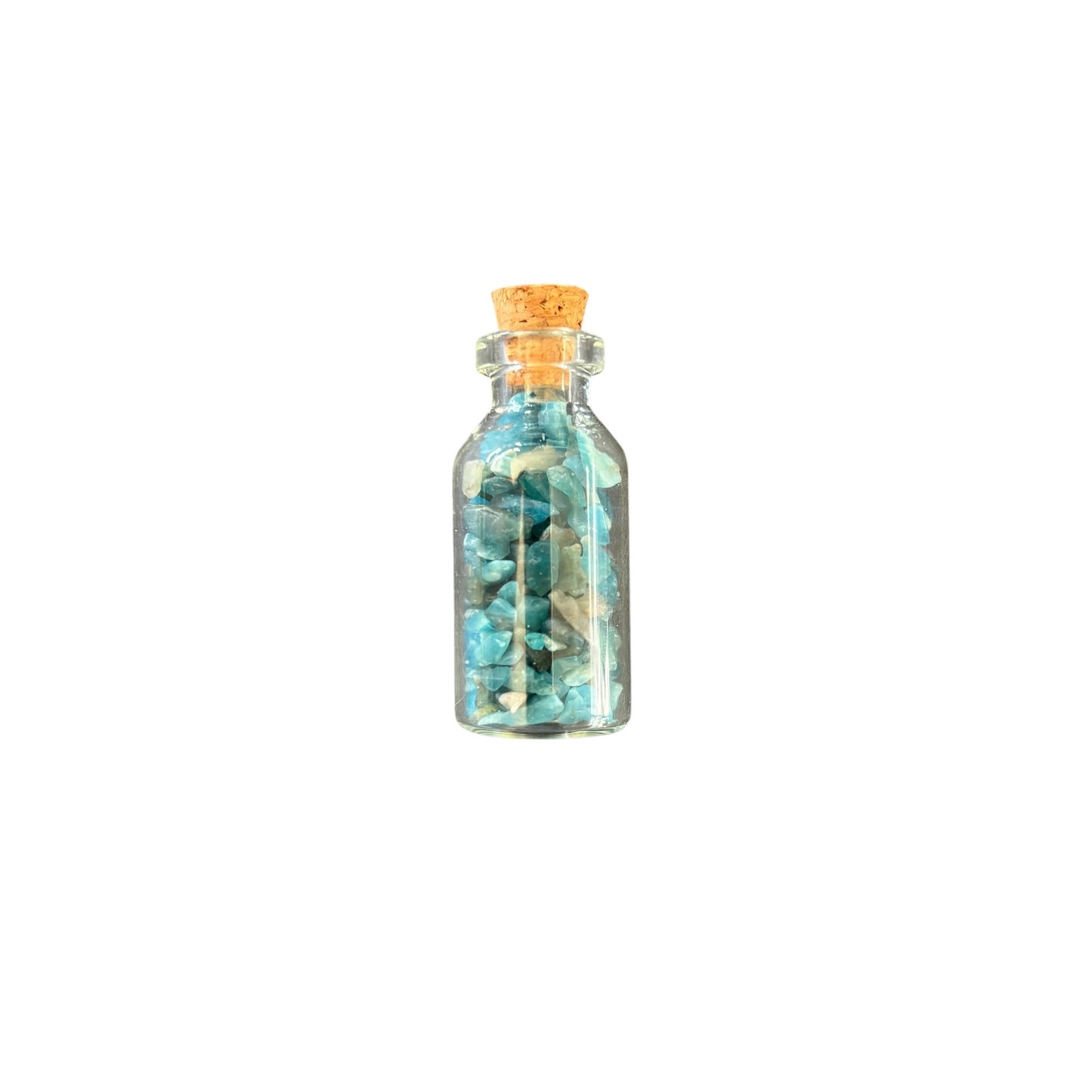 Blue Apatite 40mm wish bottle