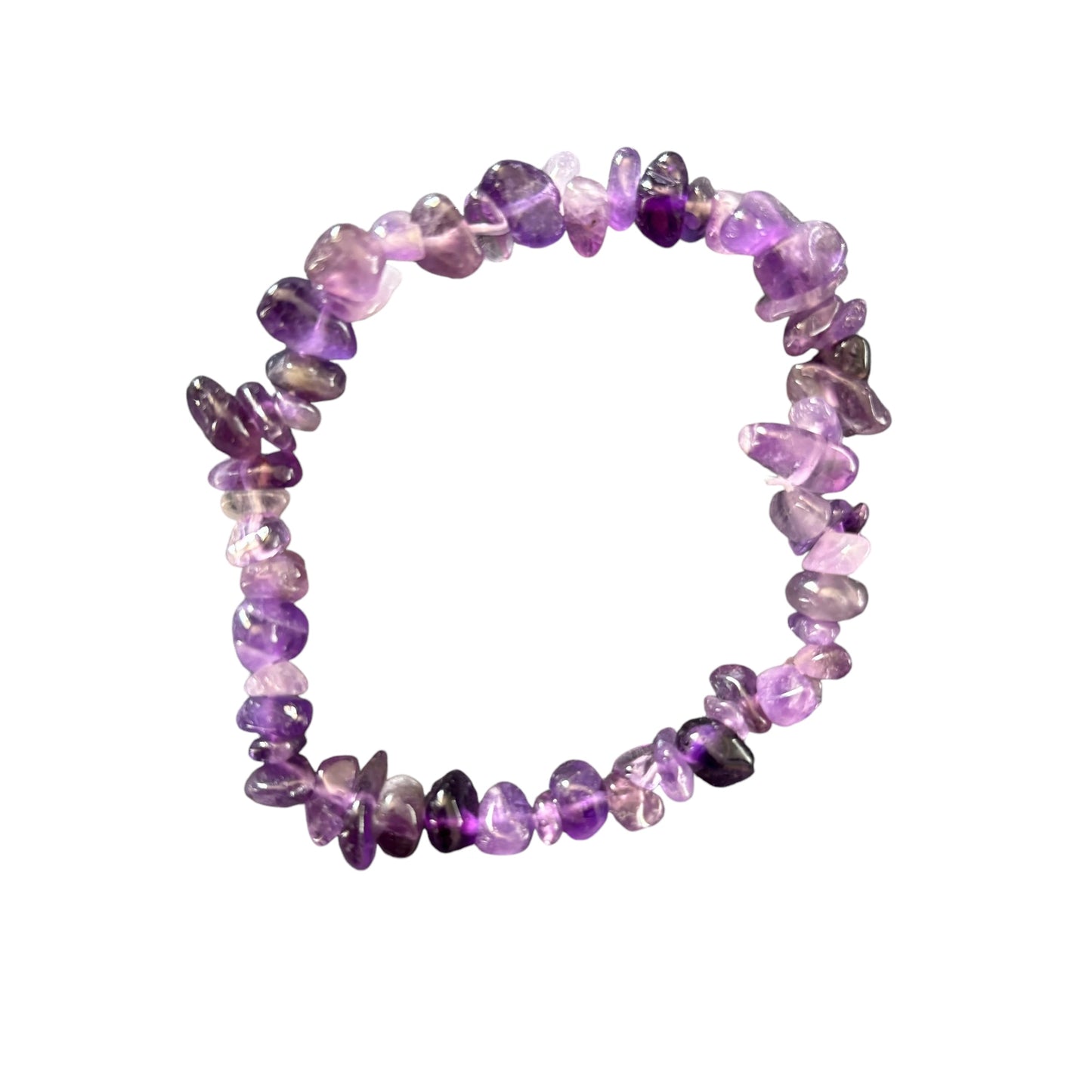 Amethyst Chip Bracelet