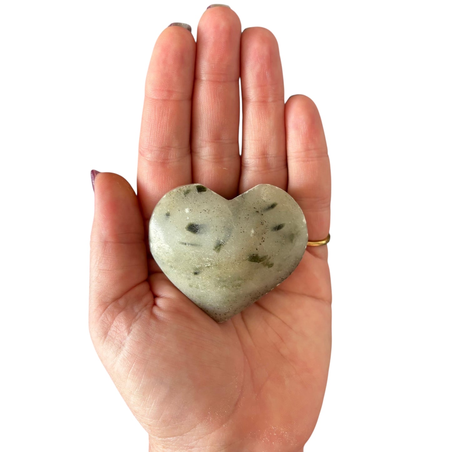 115g Green Tourmaline Heart