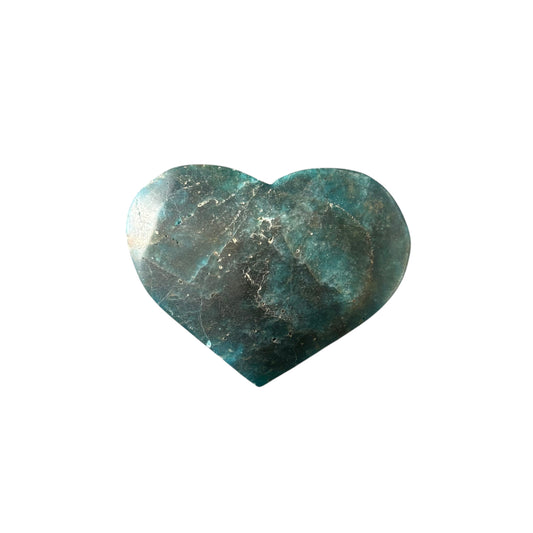 108g Blue Apatite Heart