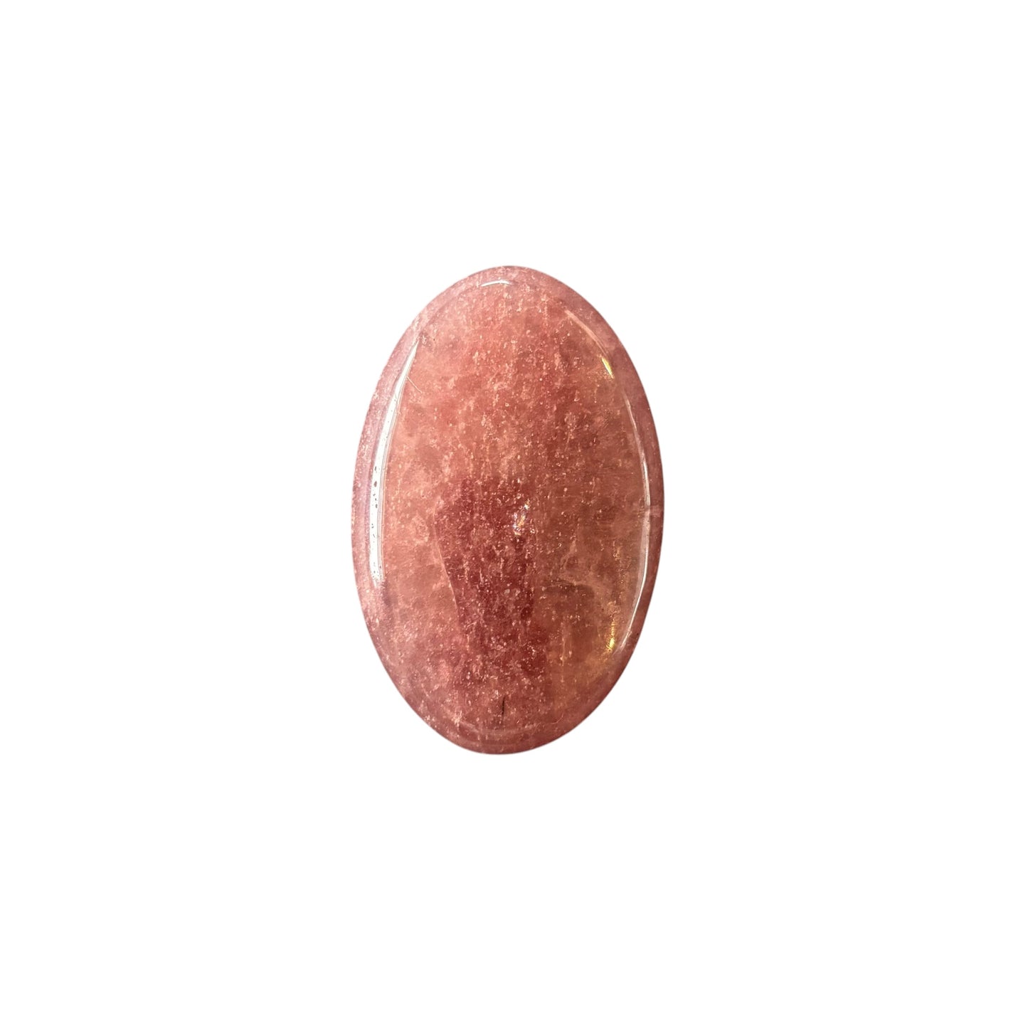 48g Strawberry Quartz Palm Stone