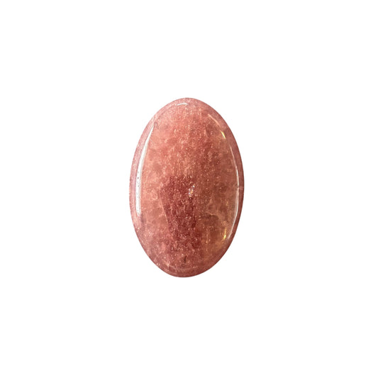 48g Strawberry Quartz Palm Stone