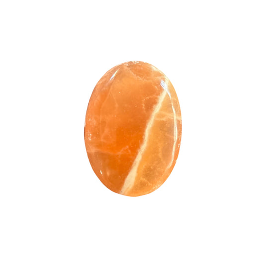 80g Honey Calcite Palm Stone