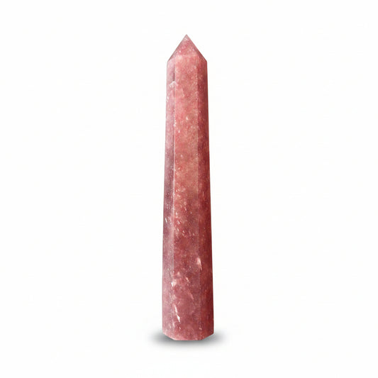 169mm Strawberry Quartz Point