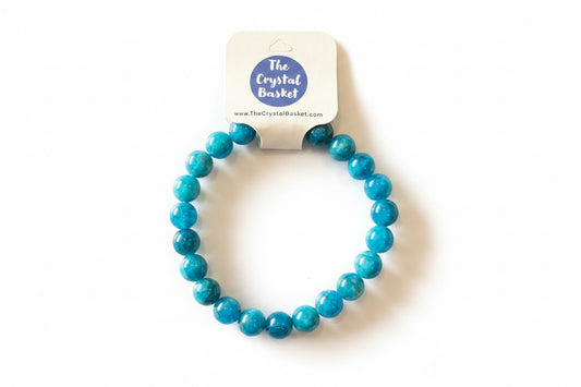 8mm Blue Apatite Bracelet