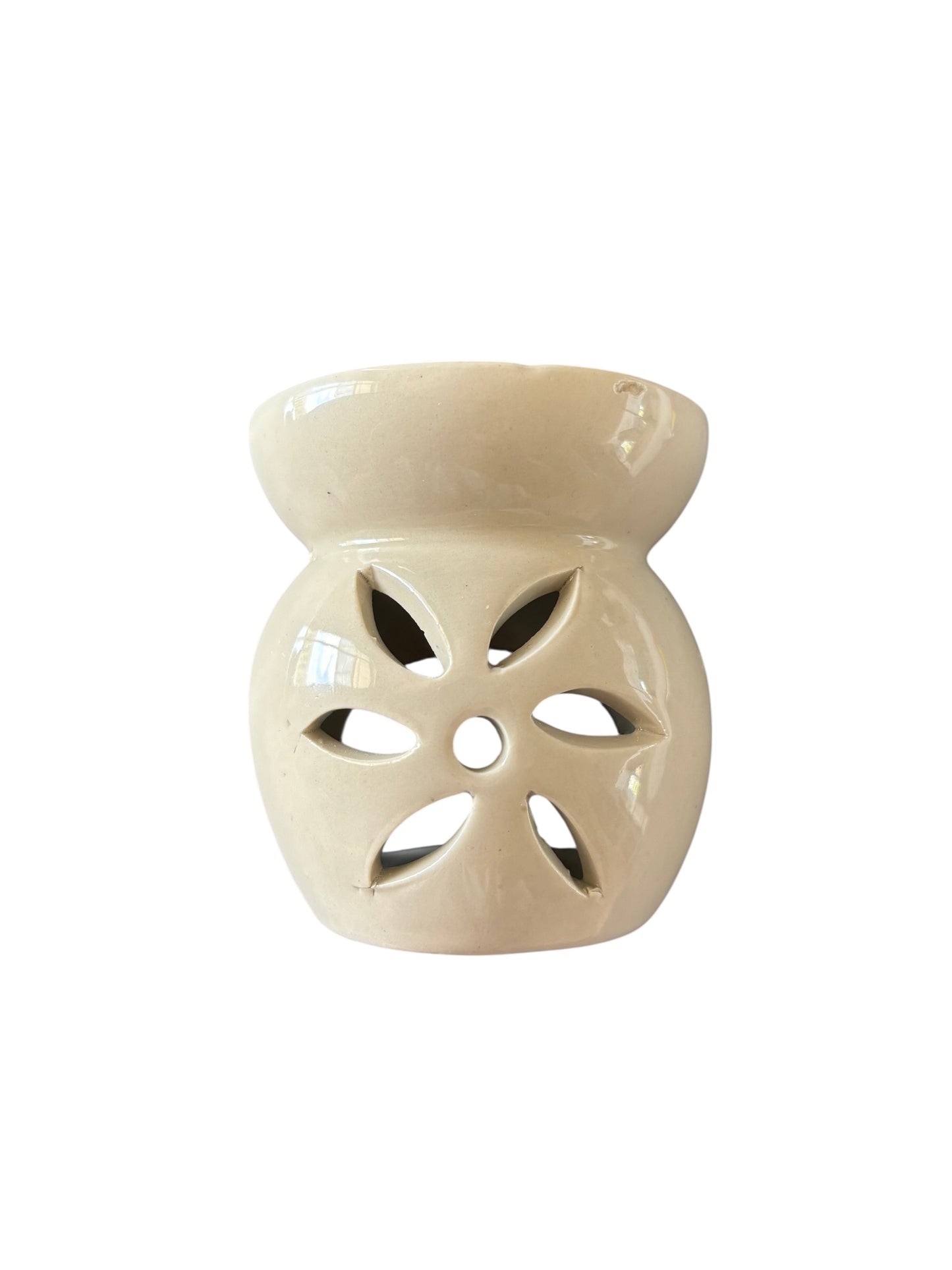 White Ceramic Wax Melter