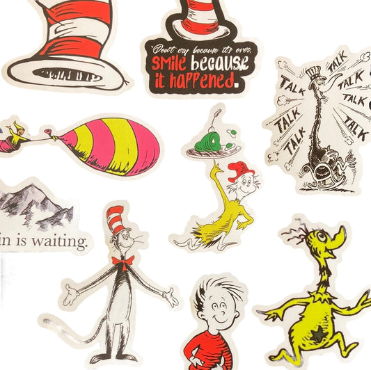 Dr Seuss 10pc Bag of Stickers