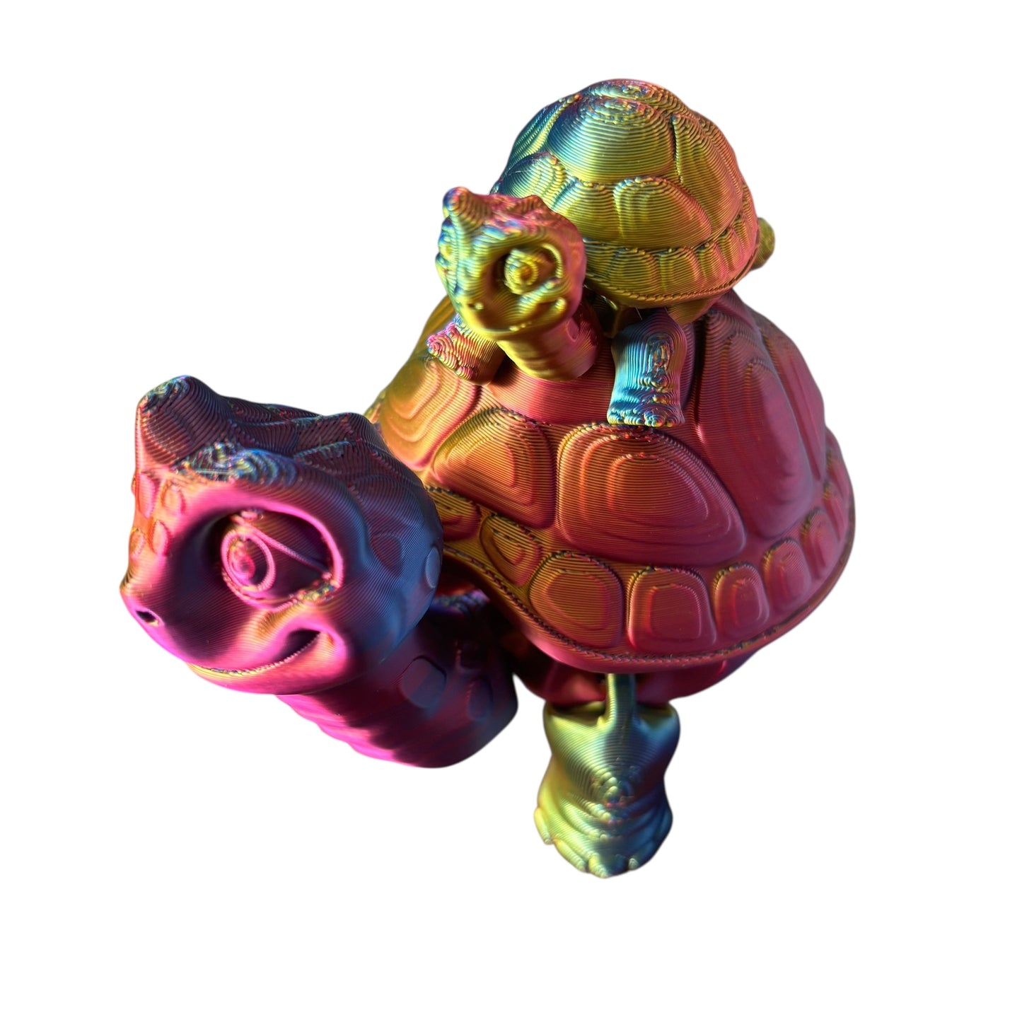 3D Printed Mum & Baby Turtle