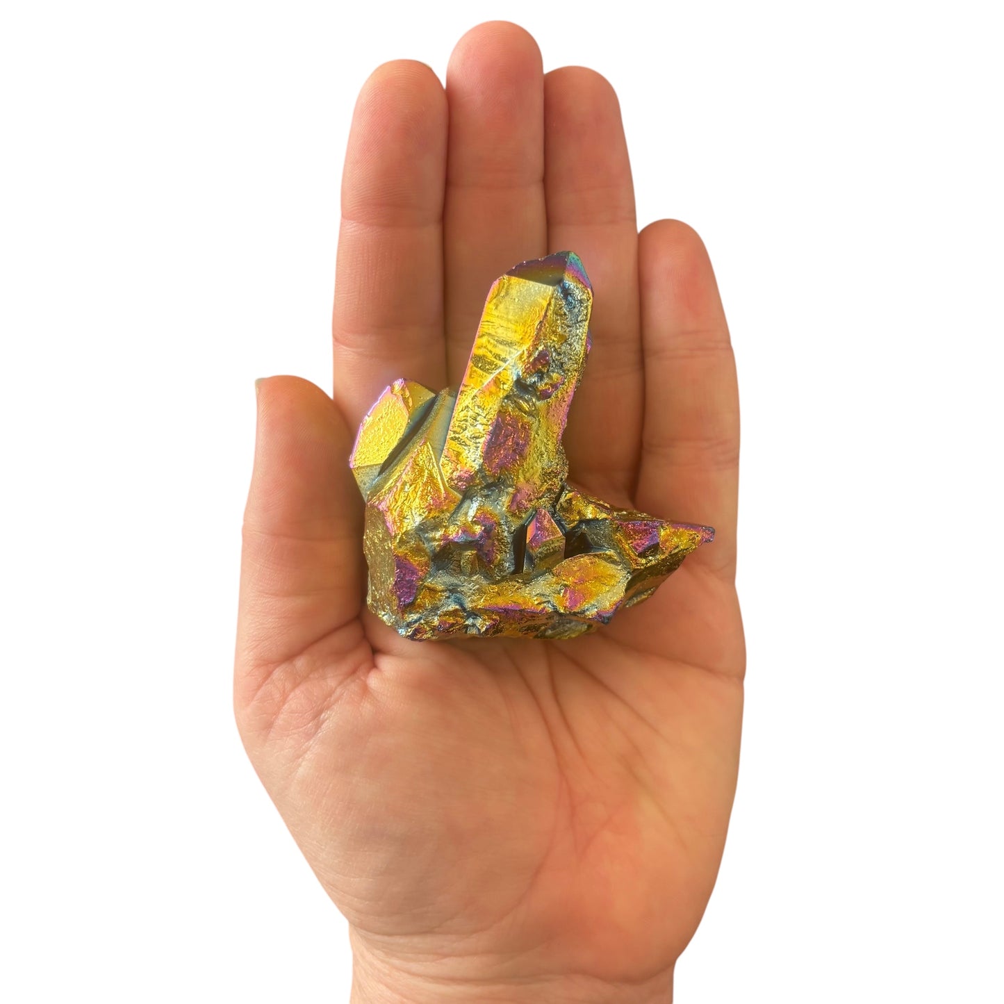 116g Titanium Aura Quartz Raw