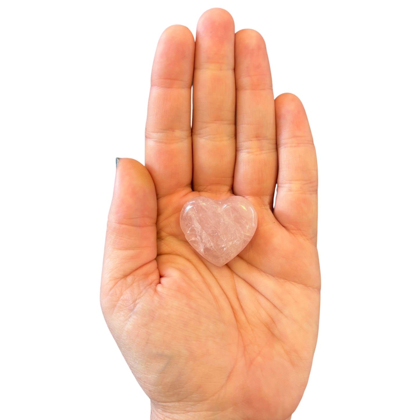 16g Rose Quartz Heart