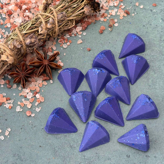 Black Amethyst shapes Wax Melt Bag