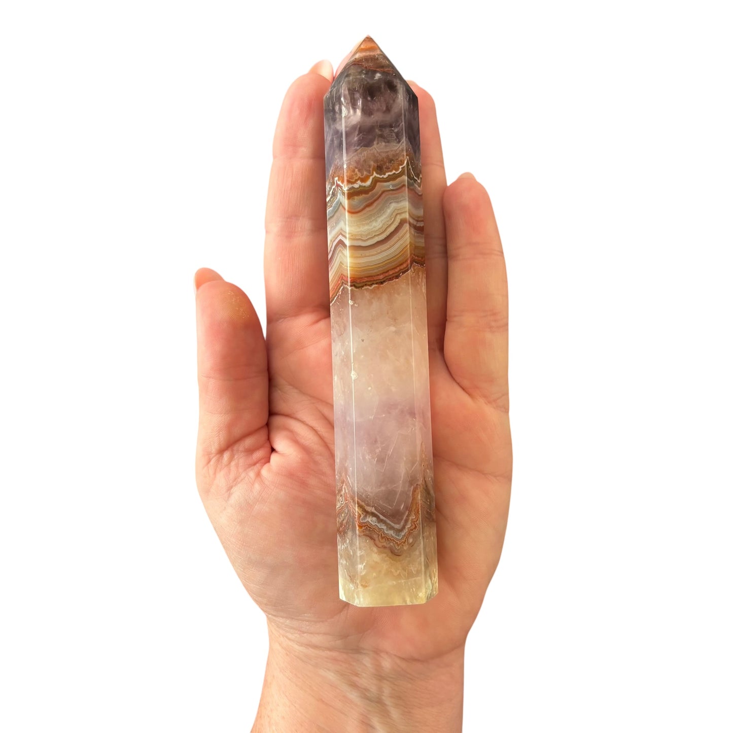 156mm Amethyst & Agate Point