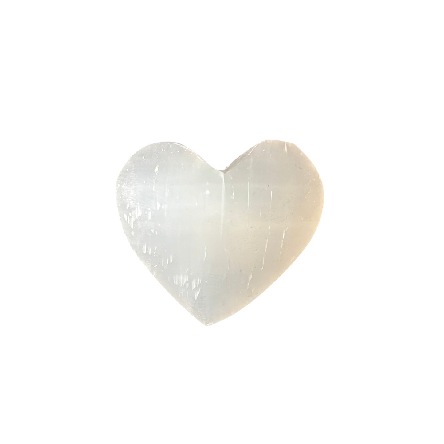 61g Selenite Heart
